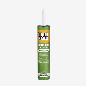 LIQUID NAILS<sup>®</sup> Subfloor & Deck Interior & Exterior Construction Adhesive - Latex Based