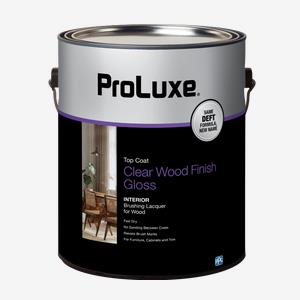 ProLuxe<sup>®</sup> Interior Clear Brushing Lacquer for Wood