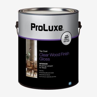 ProLuxe<sup>®</sup> Interior Clear Brushing Lacquer for Wood